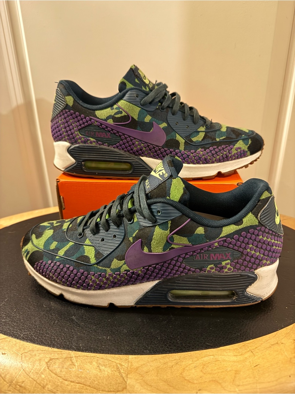 Nike Air Max 90 Purple Camo Women’s Size 10